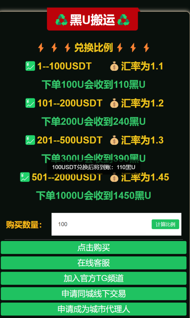 图片[1]-黑U搬砖，专门收割小白，号称1:1.2返U，轻松月入过万的黑U承兑 杀猪盘项目拆解-知赚网