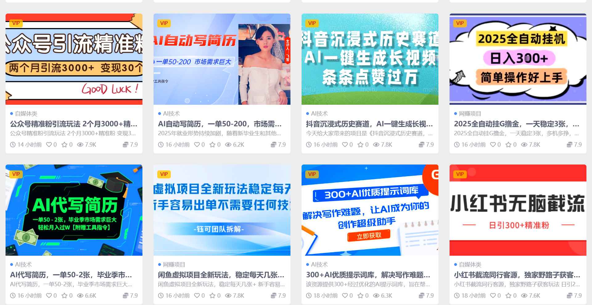 【知梦网创】全网项目资源-永久会员卡密  自己可以拿去卖，也可以自己用，不限次激活-知赚网